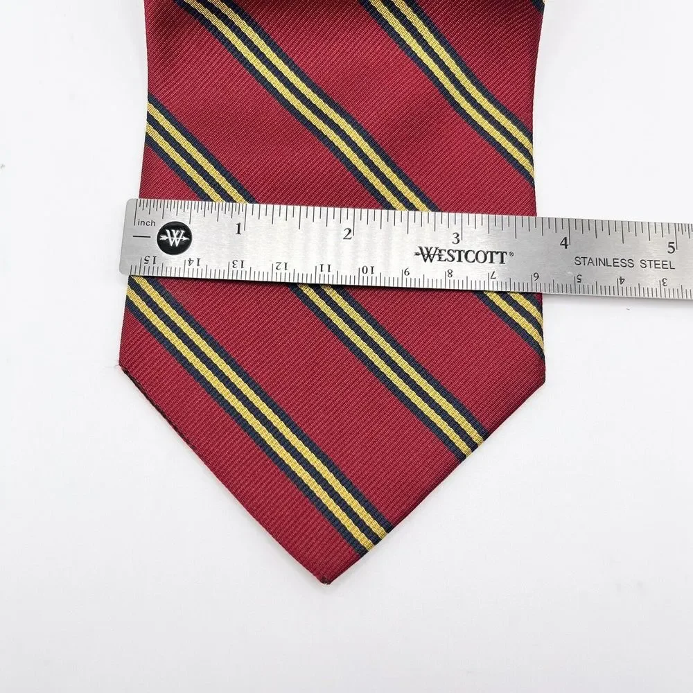Brooks Brothers Makers Men's Red Blue Gold Stripes 55